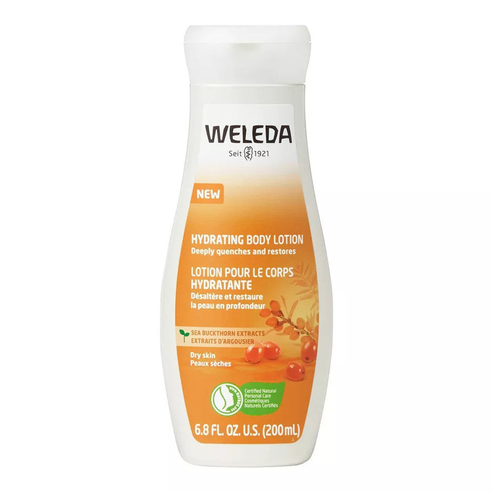Weleda Hydrating Body Lotion, Sea Buckthorn, 6.8 Oz